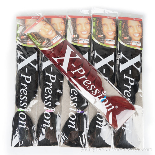 Spring Twists Synthetic Crochet Hair Extensions Ombre Crochet Braids Fiber Pre looped Fluffy Twists Braiding Hair